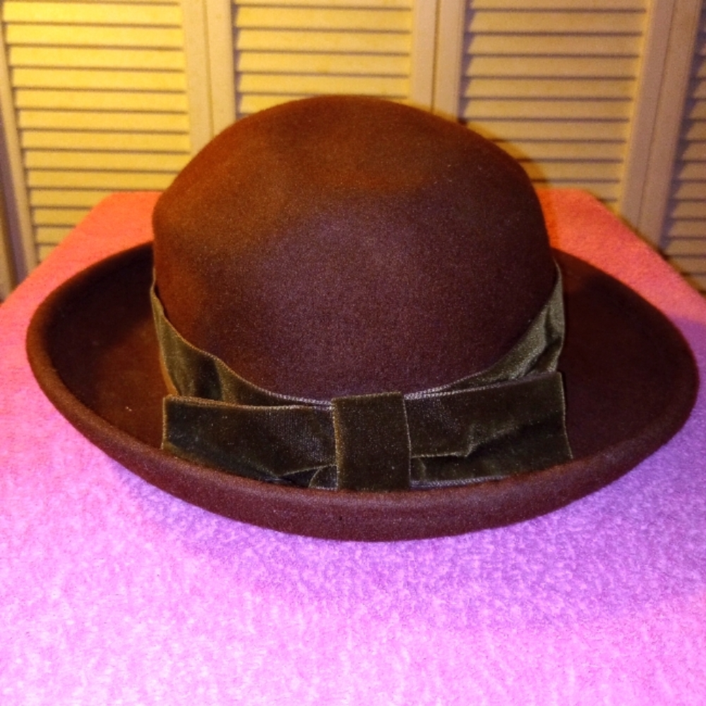 Brown Wool Hat